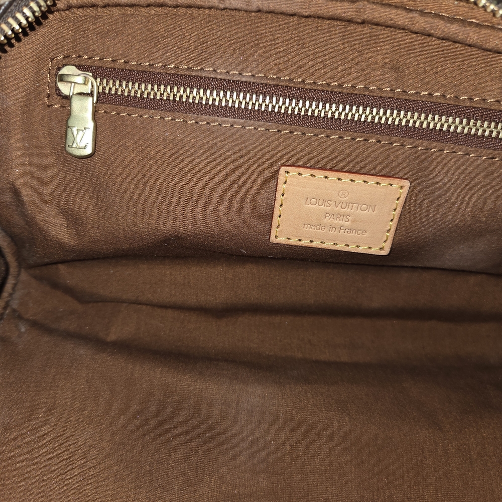 Louis Vuitton Brown Monogram Canvas Leather Toiletries Bag - Picture 6 of 7